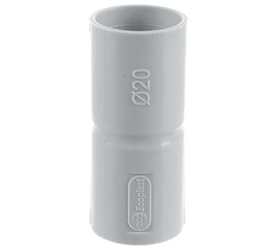 4252010 — Соединительная муфта экопласт MAG20 для труб D20мм, 10шт 4252010 ЭКОПЛАСТ