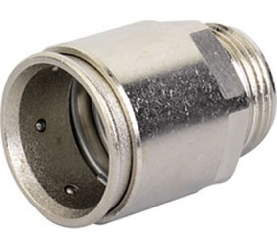 6111A20N — Муфта DKC трубакоробка, диаметр 20 мм, IP66/IP67, м20х1,5, никелированная латунь 6111A20N DKC