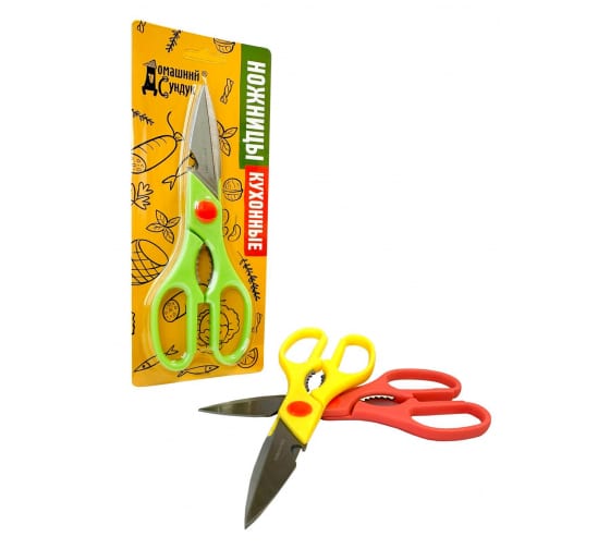 4603727951592 — Кухонные ножницы домашний сундук цвета в ассортименте 4603727951592 ДОМАШНИЙ СУНДУК