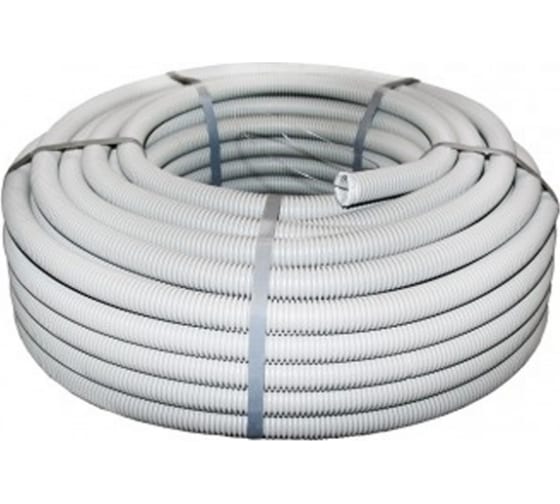 TGZ32T — Гибкая гофрированная труба с протяжкой EKF PROXIMA D=32мм, тяжёлая с протяжкой, 50м, цвет серый TGZ32T EKF