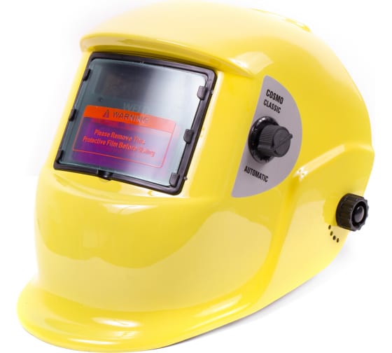 COSMOCLASSIC2 — Маска сварочная с автоматическим светофильтром (92X42 мм; DIN 913; желтая) WELD COSMOCLASSIC2 WELD