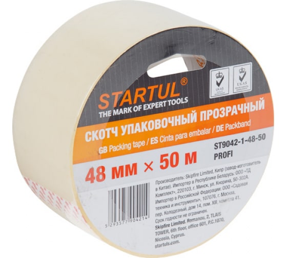 ST904214850 — ST904214850скотч упаковочный прозрачный 50м ш STARTUL
