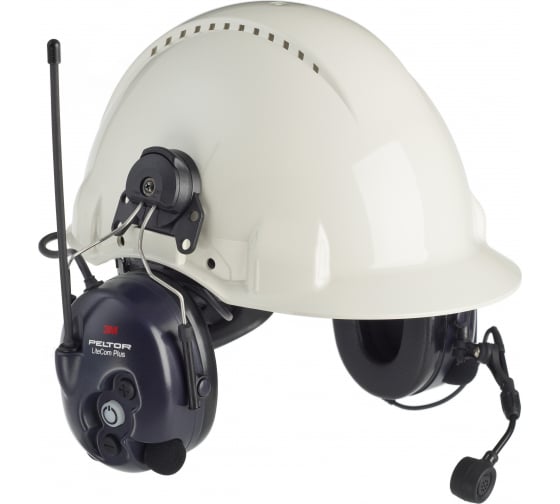7000108541 — Противошумные наушники 3м PELTOR LITECOM MT53H7P3E4400EU с креплением на каску 7000108541 3M