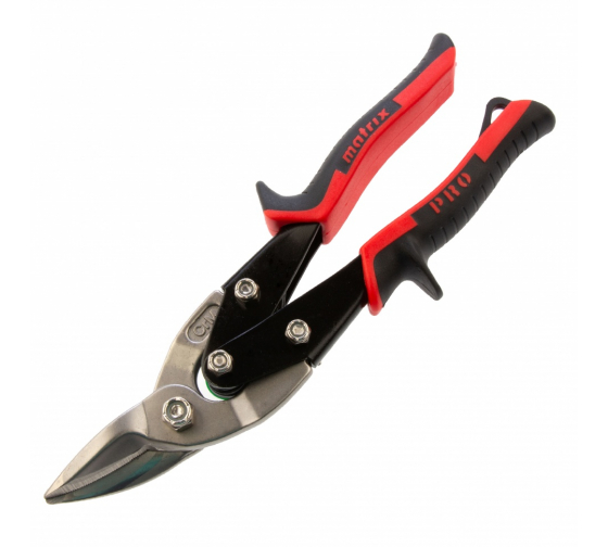 78324 — Ножницы по еталлу правый рез сталь двухкомпонентные рукоятки MATRIX