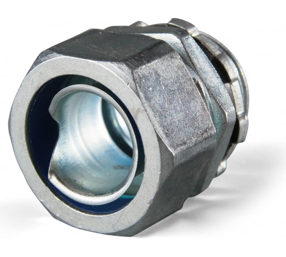 61368 — FORTISFLEX муфта вводная для металлорукава вм12 61368 FORTISFLEX