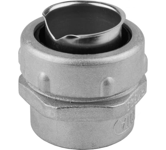 6020125 — Резьбовой крепежный элемент светозар металлич, с внутренней резьбой, для металлорукава диаметром 25мм, IP54 СВЕТОЗАР