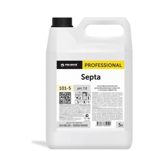 1015 — Многофункциональное дезинфицирующее средство PROBRITE SEPTA с моющим эффектом, 1 л 1015 PRO-BRITE