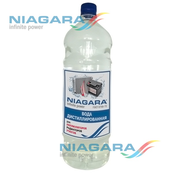 1012000005 — Вода дистиллированная ниагара 1,5 л NIAGARA