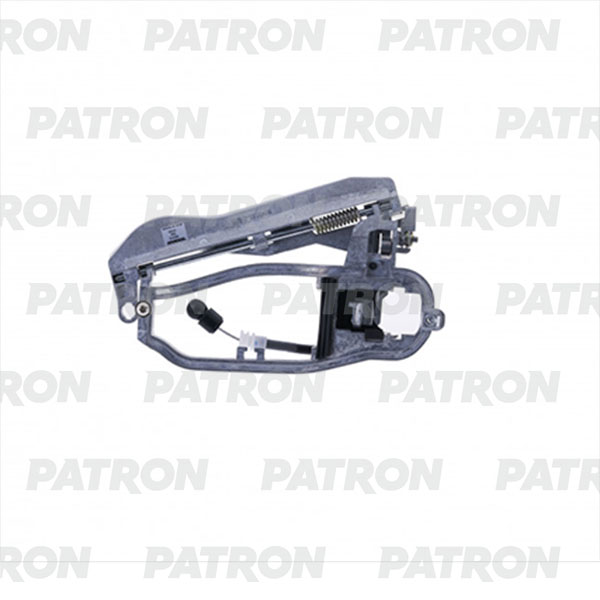 P200139L — Ручка двери металическая наружн механизм передн лев с тросом BMW X5 E53 00-06 (серебр) PATRON