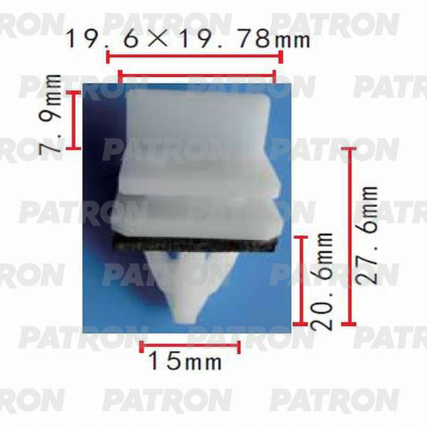 P370124 — Крепеж (клоп) PATRON