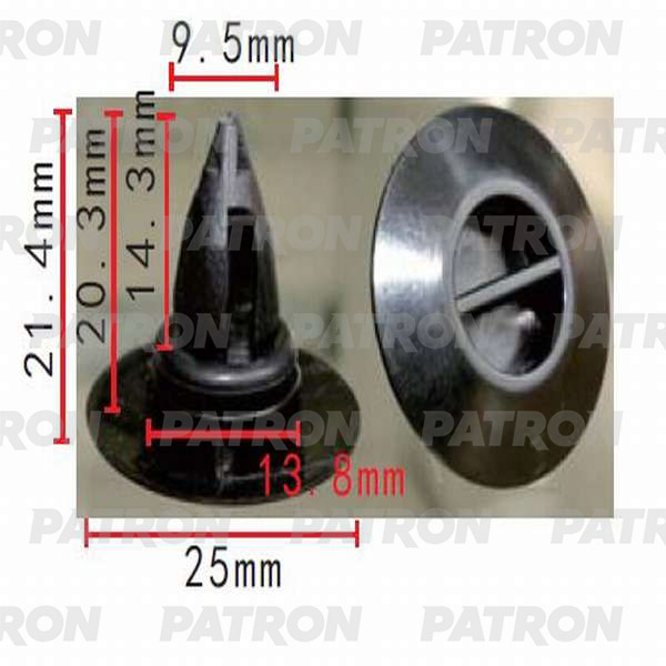 P370171 — P37-0171 Клипса пластмассовая PATRON
