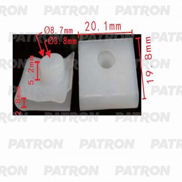 P370185 — Крепеж (клоп) PATRON