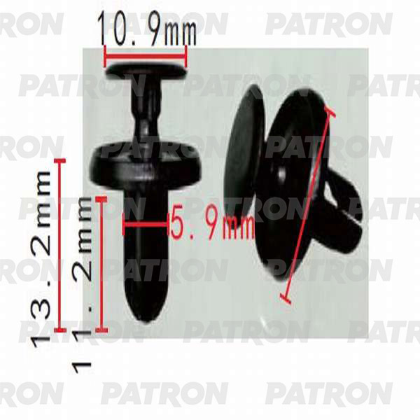 P370215 — Клипса пластмассовая PATRON
