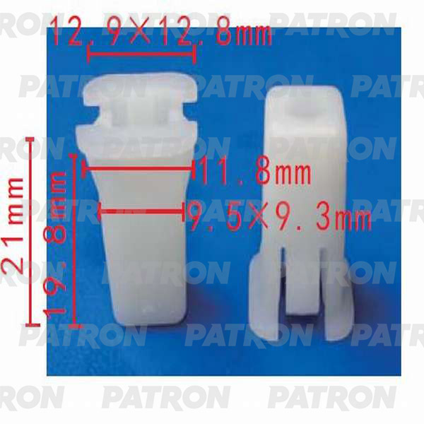 P370222 — Фиксатор пластиковый PATRON