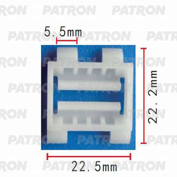 P370283 — Зажим пластиковый MERCEDES применяемость: молдинги PATRON