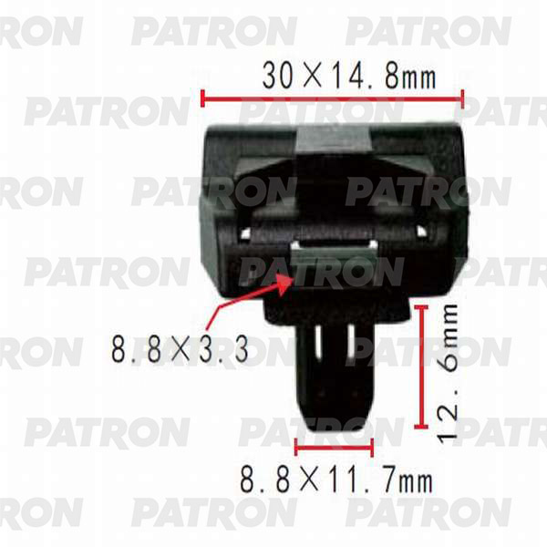 P370307 — Крепеж бампера PATRON