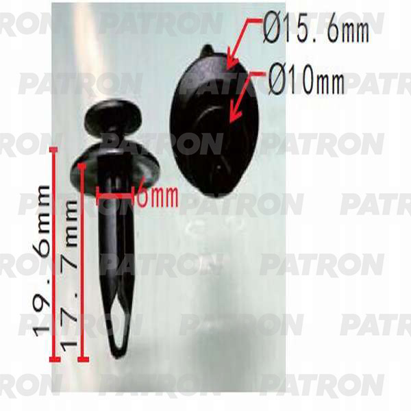 P370310A — Клипса пластмассовая (упаковка 100шт) FORD применяемость: бампер PATRON