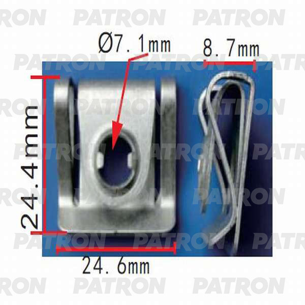 P370324 — Клипса крепежная PATRON