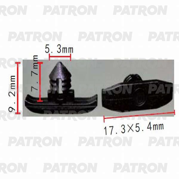 P370328 — Клипса крепежная PATRON