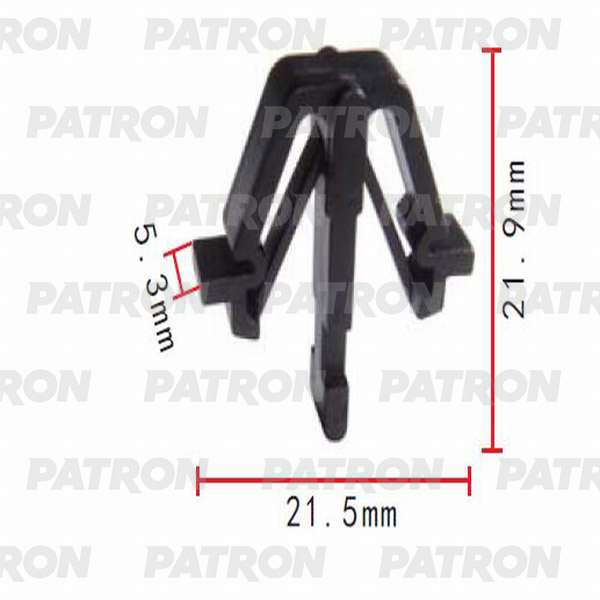 P370352 — Клипса пластмассовая LEXUS, TOYOTA применяемость: кузов  решётки PATRON