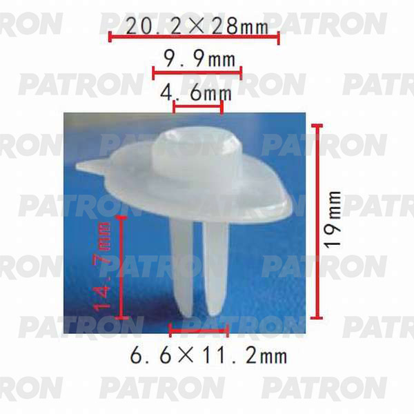 P370357 — Клипса пластмассовая ACURA HONDA применяемость: бампер PATRON