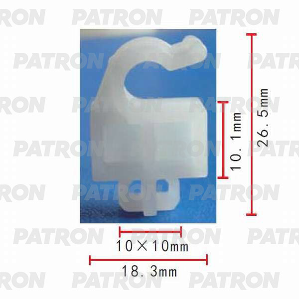 P370358 — Держатель пластмассовый ACURA, HONDA применяемость: кузов  упор капота PATRON