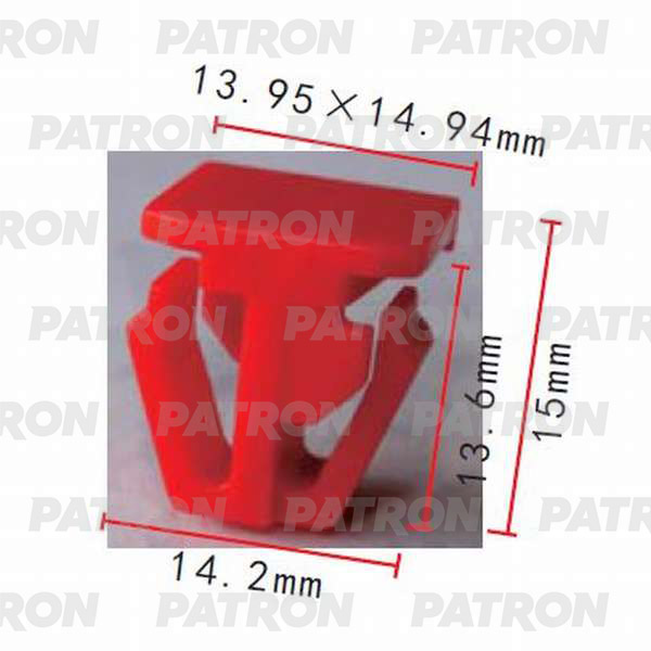 P370365 — Клипса пластмассовая ACURA, HONDA применяемость: молдинги PATRON