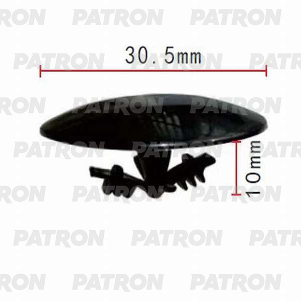 P370398 — Клипса пластмассовая ACURA, HONDA применяемость: капот PATRON