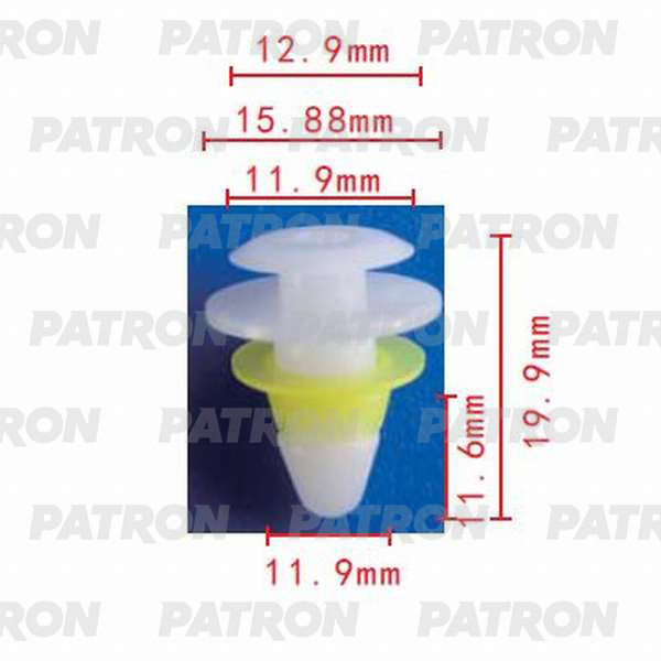 P370426 — Клипса пластмассовая LEXUS, TOYOTA применяемость: внутренняя отделка  двери PATRON