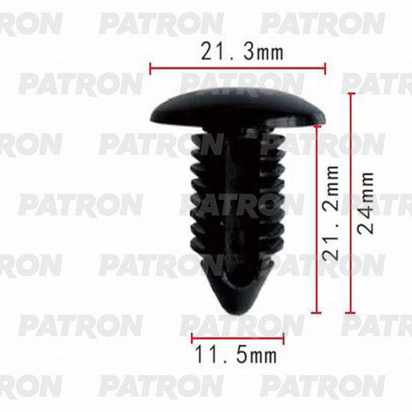 P370430 — Клипса пластмассовая GM применяемость: внутренняя отделка PATRON
