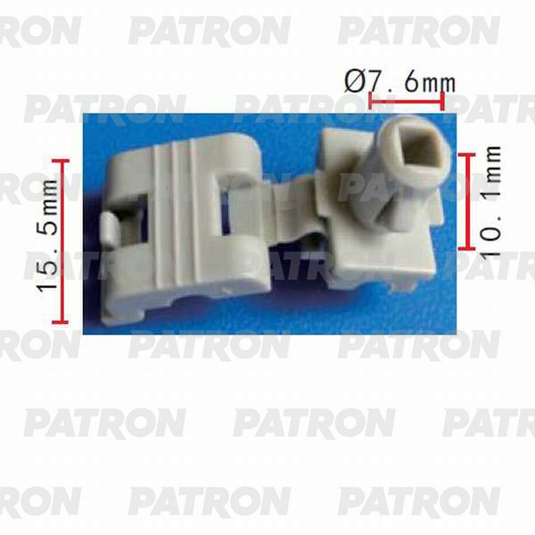 P370453 — Держатель пластмассовый CHEVROLET, GM применяемость: замки дверей  тяги PATRON