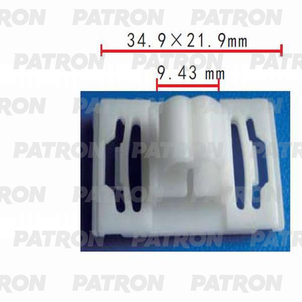 P370459 — Клипса пластмассовая AUDI, SEAT, SKODA, VOLKSWAGEN применяемость: молдинги PATRON