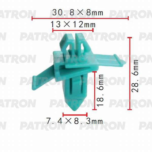 P370490 — Клипса пластмассовая LEXUS, TOYOTA применяемость: кузов  молдинги PATRON
