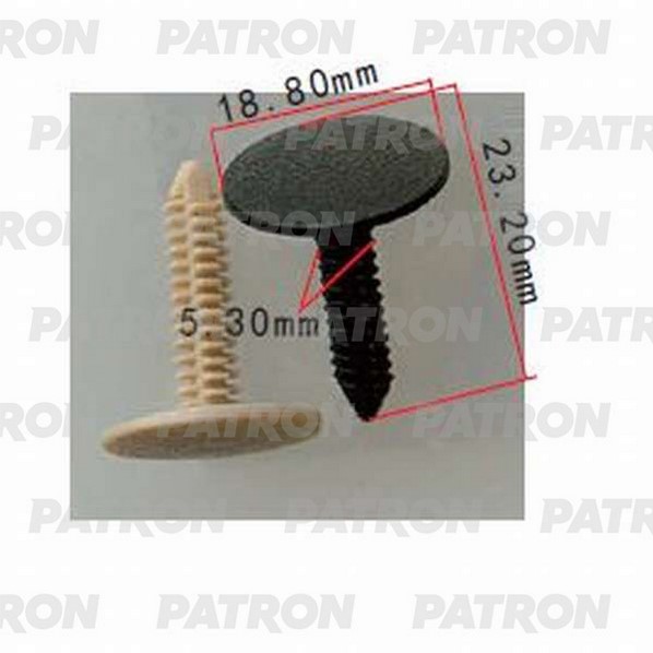 P370580 — Фиксатор пластиковый LEXUS, TOYOTA применяемость: внутренняя отделка PATRON