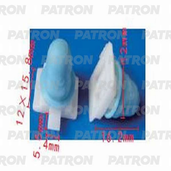 P370596 — Зажим пластиковый AUDI,SEAT,SKODA,VOLKSWAGEN применяемость: молдинги PATRON