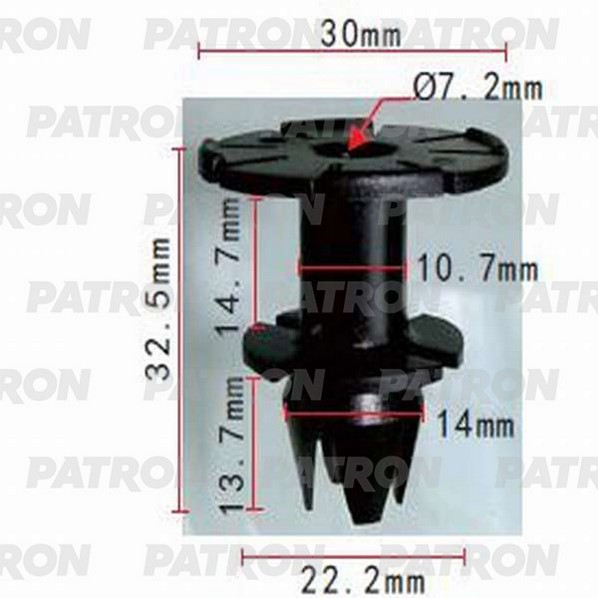 P370608 — Крепеж (клоп) PATRON