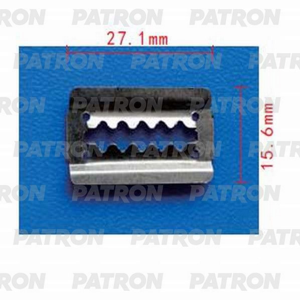 P370630 — Фиксатор металлический LEXUS, TOYOTA применяемость: бампер  металличе PATRON