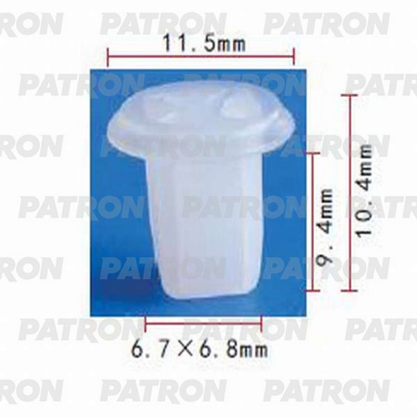 P370735 — Фиксатор пластиковый INFINITI,MITSUBISHI,NISSAN применяемость: 6  раз PATRON