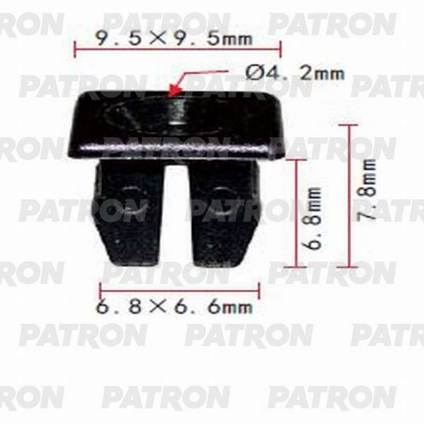 P370737 — Фиксатор пластиковый VAG,GM применяемость: вставка под саморез 4,2 мм PATRON