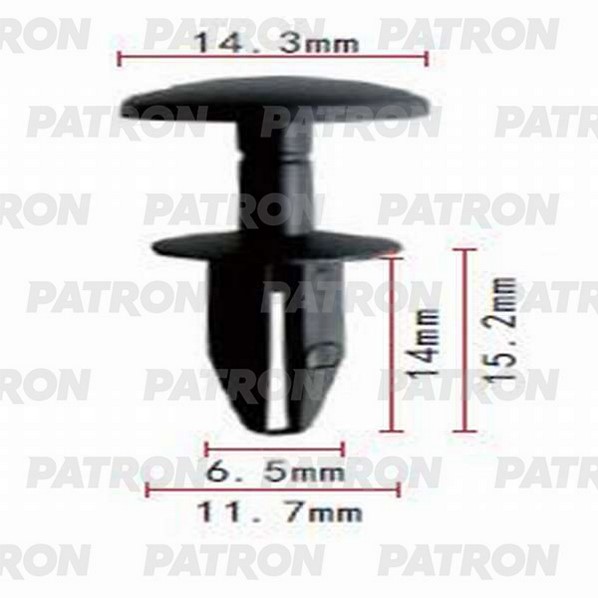 P370758 — Клипса пластмассовая CHEVROLET, CHRYSLER, DAEWOO, FORD, GM, OPEL приме PATRON