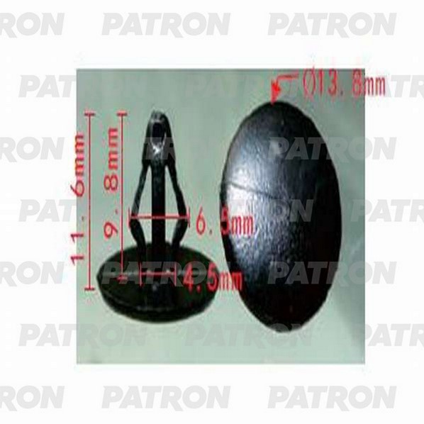 P370772 — Клипса пластмассовая FORD, HYUNDAI, KIA, MAZDA применяемость: уплотнит PATRON