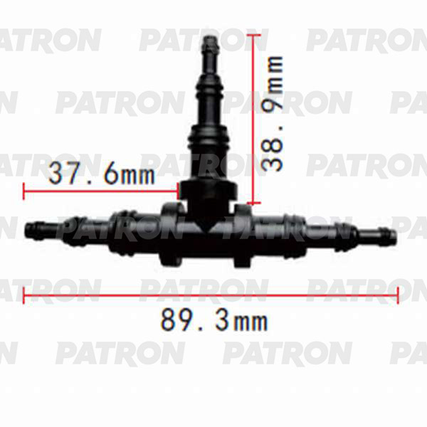 P370834 — Тройник системы охлаждения PATRON