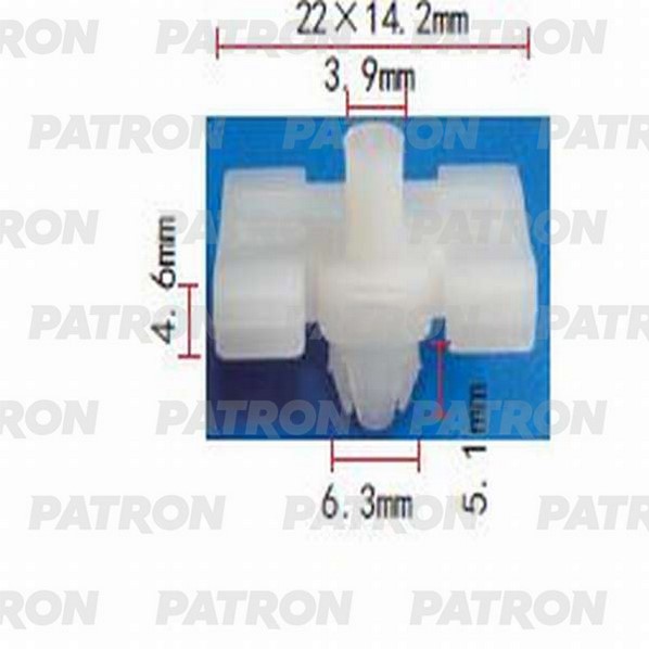 P370921 — Фиксатор пластиковый MERCEDES применяемость: фиксатор молдинга PATRON