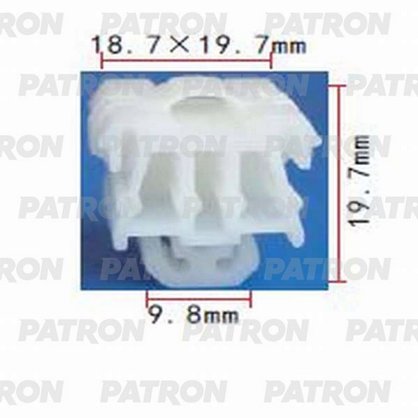 P370922 — Фиксатор пластиковый MERCEDES применяемость: молдинг, дверь PATRON