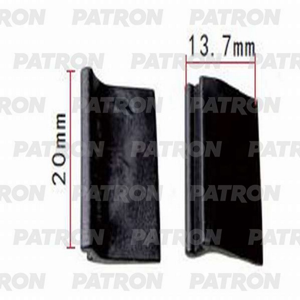 P370949 — Скоба пластиковая HYUNDAI,KIA применяемость: фиксатор уплотнителя двер PATRON