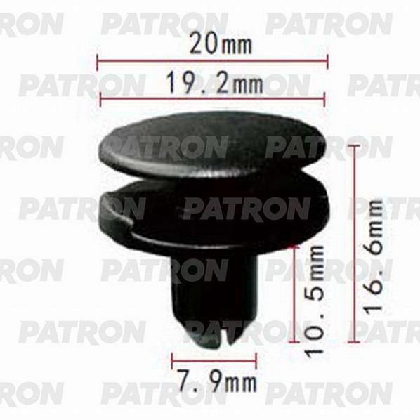 P370951 — КЛИПСА ПЛАСТМАССОВАЯ ACURA,HONDA ПРИМЕНЯЕМОСТЬ КРЫЛЬЯ PATRON