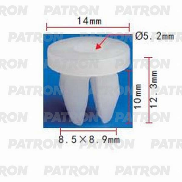 P371022 — Фиксатор пластиковый LEXUS,TOYOTA применяемость: бампер PATRON