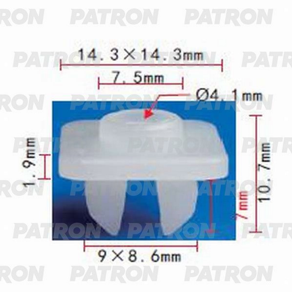 P371023 — Фиксатор пластиковый LEXUS,TOYOTA применяемость: дверь  замок PATRON