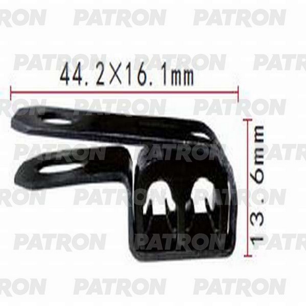 P371073 — Держатель пластмассовый применяемость: держатель трубок, электропровод PATRON