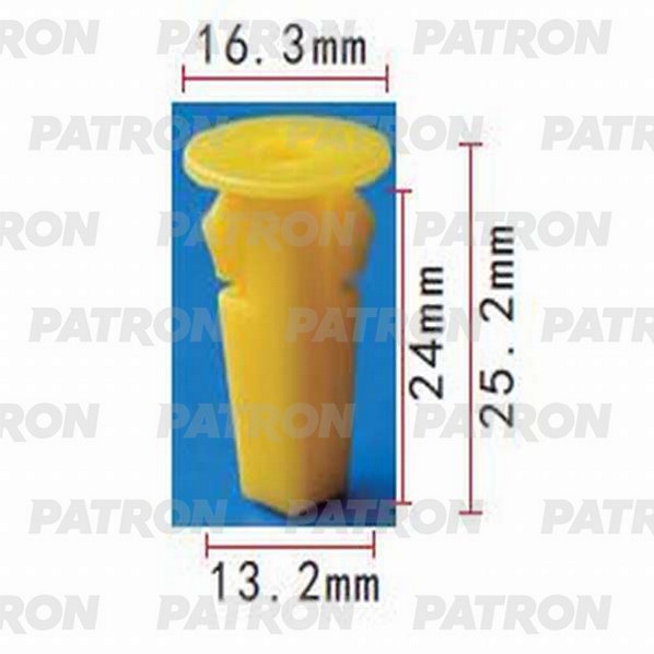 P371082 — Фиксатор пластиковый TOYOTA применяемость: вставка под саморез PATRON